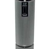 line aluminum dark  electrical pepper mill