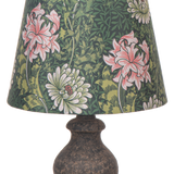 Green Floral Accent Lamp