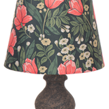 Green Floral Accent Lamp