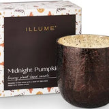 Midnight Pumpkin Large Crackle Glass Candle