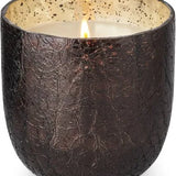 Midnight Pumpkin Large Crackle Glass Candle