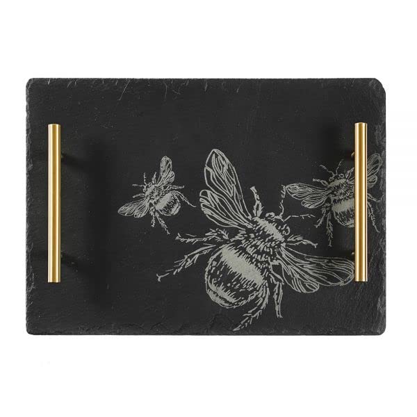 Slate Bee Serving Tray