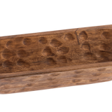 Walnut Finish Dough Bowl