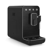 Smeg Super Automatic Espresso Machine with Steam Wand, Full Black