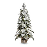 Lighted Flocked Pine Tree in Bag