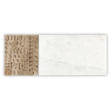 Marble and Carved Wood Serving Board | Rectangle