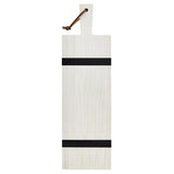 Black Stripe Charcuterie Wood Board