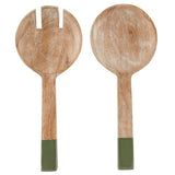 Enamel Salad Serving Set | Set of 2