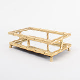 Gold Bamboo  Napkin Tray