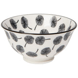 Gray Dandelion Stamped Bowl