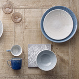 Studio Blue Chalk Medium Ridged Bowl