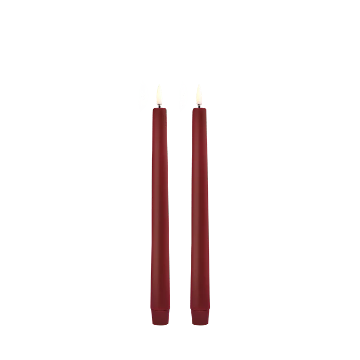 Uyuni Candles - Smooth Classic Taper Candles - 2 pack