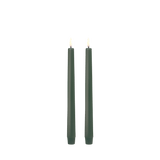 Uyuni Candles - Smooth Classic Taper Candles - 2 pack