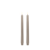 Uyuni Candles - Smooth Classic Taper Candles - 2 pack