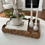 Nested Scallop Woven Trays