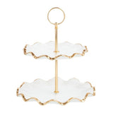 Gold Glass Tiered Server