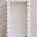 scalloped Marble Tray