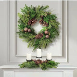 Bell & Bough Wreath | 20"D