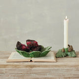 Ceramic Pine Bough Shaped Plate