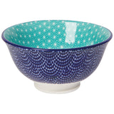 Blue Waves Stamped Bowl