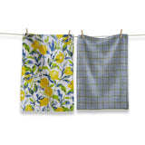Lemons Dishtowel S/2 Yellow