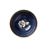 Cottage Reactive Block Dip Bowl Blue