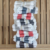 Stripe Basketweave Kitchen Towel