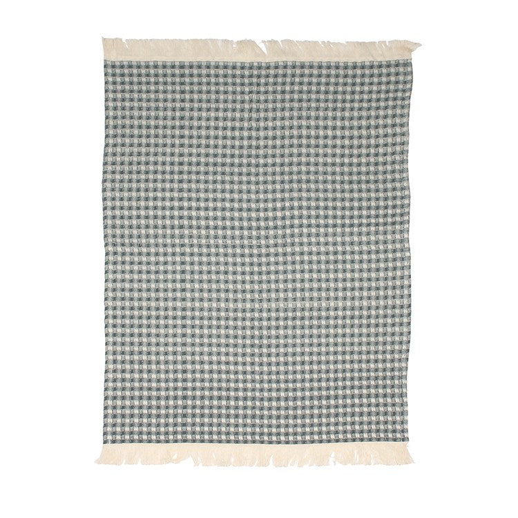Jumbo Waffle Fringe Tea Towel