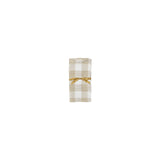 Lurex Check Napkin Set of 4 Gold