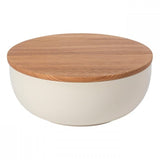 Pacifica Serving Bowl with Oak Lid