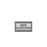 Home Sweet Home Washable Accent Mat Black