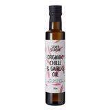 Silver and Green Organic Oil