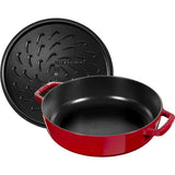 Staub Cast iron round Saute pan Chistera