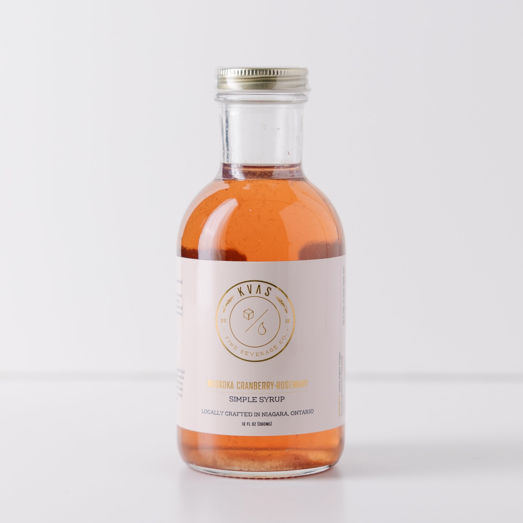 KVAS Simple Syrup 12Oz