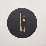 Studio Leather Round Placemat