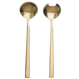 Gold Salad Servers 2-Piece Set