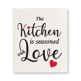Seasoned Kitchen Dishcloths. Set of 2