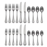 Textured Neutrals 20-Piece Flatware Set
