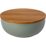 Pacifica Serving Bowl with Oak Lid