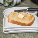 Toast-Shaped Plate