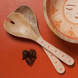 Soleil Mango Wood Salad Servers