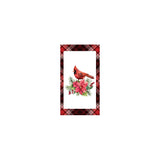 Cardinal Plaid Guest Napkin| 16Pk
