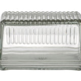Hemingway Glass Butter Dish