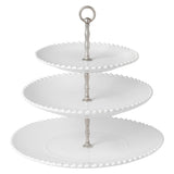 Pearl White 3-Tier Centrepiece