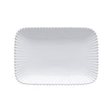 Pearl White Rectangular Platter | Medium
