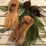 Olive Wood Serving Hands