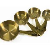 Gold Measuring Cups 4-Piece Set
