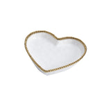 Love is in the Air Heart Dish White/Gold