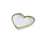 Love is in the Air Mini Heart Dish White/Gold