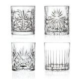 Assorted Mixology Tumbler 4-Piece Glass Set